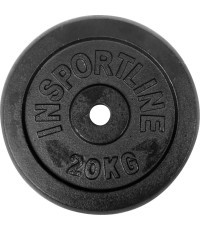 Чугунная весовая плита inSPORTline CastCzech 20 кг 30 мм