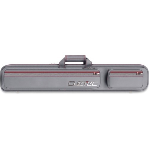 Mīksts futrālis biljarda ķijam Cuetec Pro Line, Speed Gray, 4x8, 85 cm