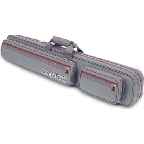 Mīksts futrālis biljarda ķijam Cuetec Pro Line, Speed Gray, 4x8, 85 cm