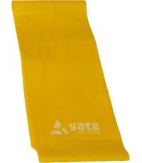 Резинка сопротивления Yate, 250x15 см, мягкая, желтая