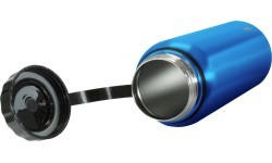 Drinking Bottle Origin Outdoors WM-Stainless Steel, 1L, Blue Metallic
