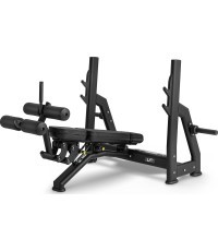 Наклонная тренировочная скамья UpForm UR-L007 со стойкой для штанги