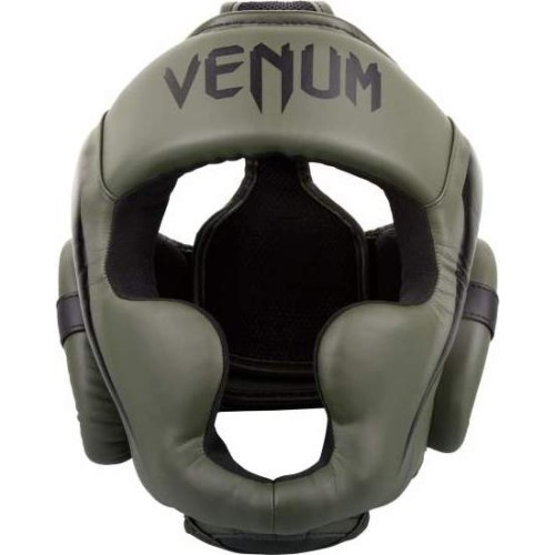 Боксёрский шлем Venum Elite - Хаки/Чёрный