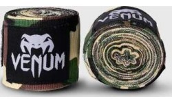 Боксёрские бинты Venum Kontact, 4 м – Forest Camo