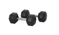 Hastings sešstūra hanteles 10 kg, komplekts