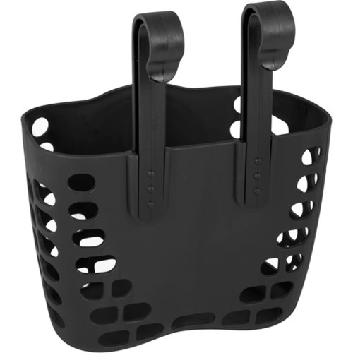 Velosipēda grozs FORCE (plastmasas, melns)