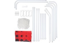 BR240P 2in1 SOCCER GOAL WITH NET AND TARGET PANEL NILS