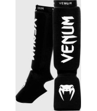 Venum Kontact Shin Guards - Black