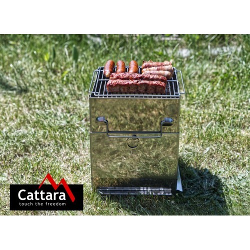 Grill wood cooker CUBE folding