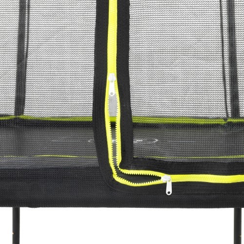 EXIT Silhouette trampoline ø427cm - black Outdoor Round Coil spring Above ground trampoline