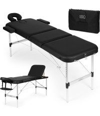 Алюминиевый массажный и реабилитационный стол, 3-сегментный, складывается в чемодан + сумка ModernHome