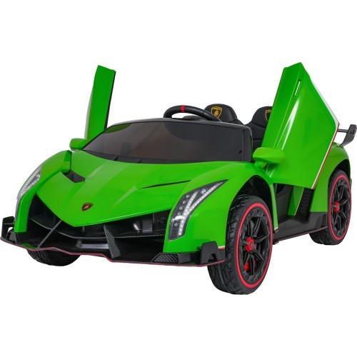 Bērnu elektromobilis Lamborghini Veneno, zaļš