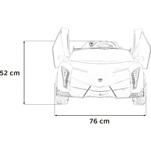 Bērnu elektromobilis Lamborghini Veneno, zaļš