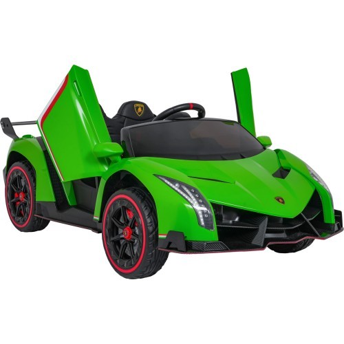 Bērnu elektromobilis Lamborghini Veneno, zaļš