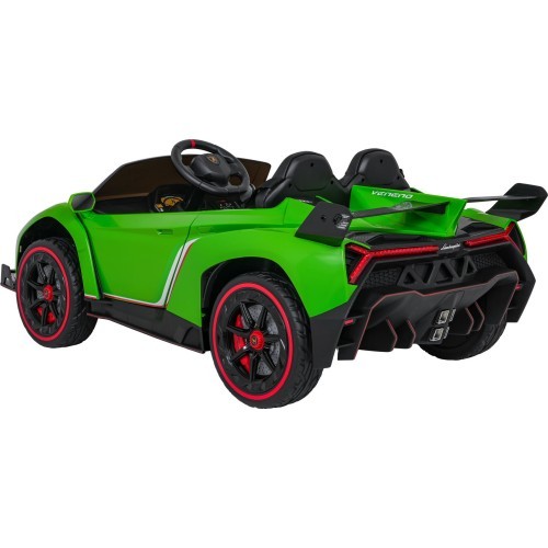 Bērnu elektromobilis Lamborghini Veneno, zaļš