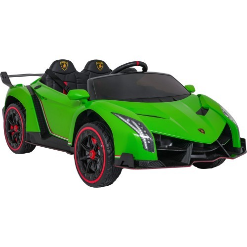 Детский электромобиль Lamborghini Veneno, зелёный