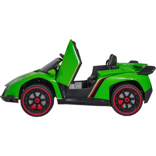Bērnu elektromobilis Lamborghini Veneno, zaļš