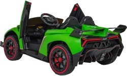 Детский электромобиль Lamborghini Veneno, зелёный