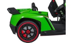 Bērnu elektromobilis Lamborghini Veneno, zaļš