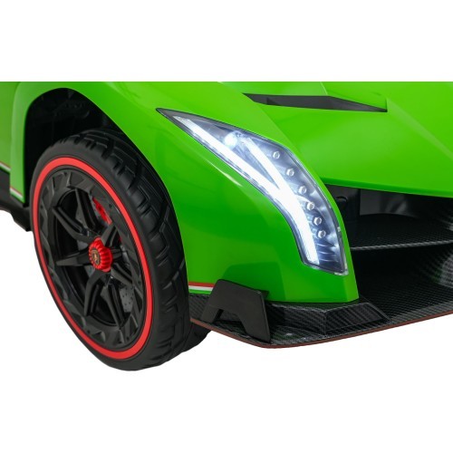 Bērnu elektromobilis Lamborghini Veneno, zaļš