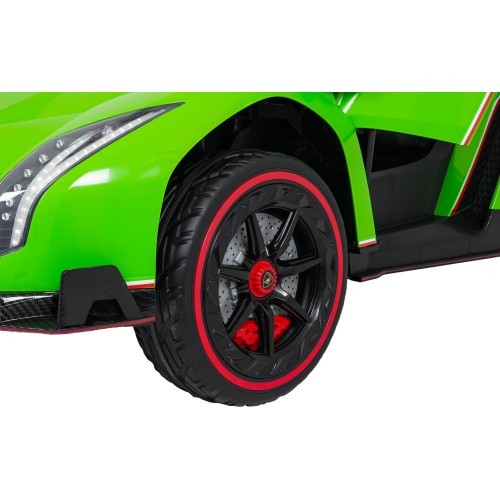 Bērnu elektromobilis Lamborghini Veneno, zaļš