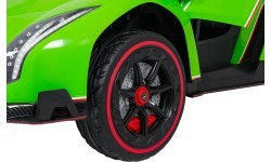 Bērnu elektromobilis Lamborghini Veneno, zaļš