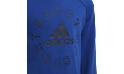 Детский спортивный костюм Adidas LK Logo Jog Set Blue Black HF1899