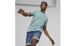 Puma Ess Elevated Pique Tee Green 673385 85 vīriešu T-krekls