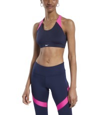 Спортивный бюстгальтер женский Reebok Wor Bra-Padded Navy FU2280