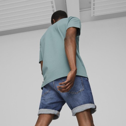 Puma Ess Elevated Pique Tee Green 673385 85 мужская футболка