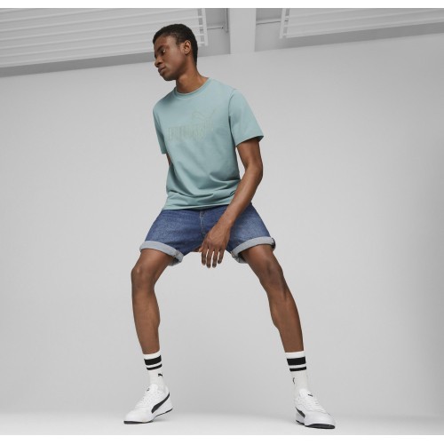 Puma Ess Elevated Pique Tee Green 673385 85 vīriešu T-krekls