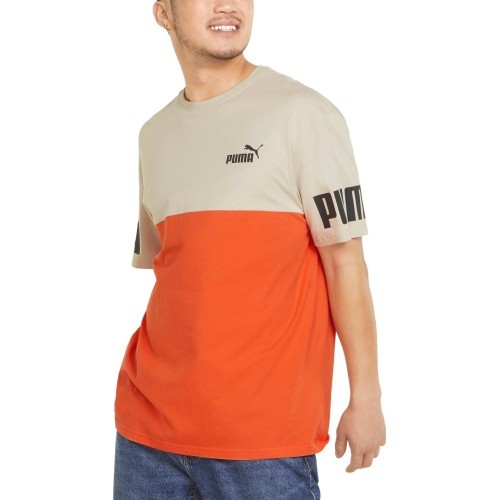 Мужская футболка Puma Power Colorb Orange Grey 847389 64