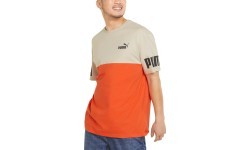 Puma Power Colorb Men's T-Shirt Orange Grey 847389 64