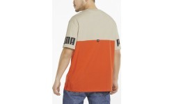 Мужская футболка Puma Power Colorb Orange Grey 847389 64