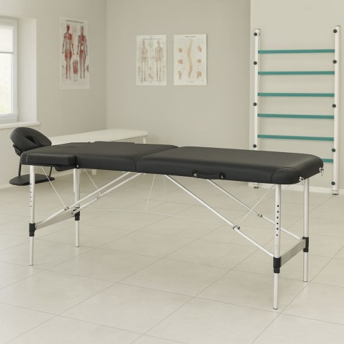 Aluminum massage and rehabilitation table 2-segment folding case + bag ModernHome