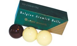 Super Aramith Dark Red Carom Ball Set 61.5mm