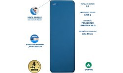 Самонадувающийся коврик Yate Comfort, 50 мм – синий/серый