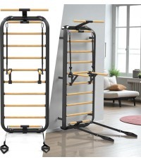 Шведская стенка inSPORTline Wootkit 220 x 86 см - Чёрный