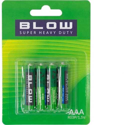 Батарейка BLOW Super Heavy Duty R03P / 1,5В (AAA) // 1 шт.