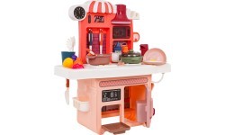 Kitchen with Light and Sound Function Pink