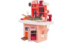 Kitchen with Light and Sound Function Pink