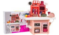 Kitchen with Light and Sound Function Pink