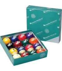 Aramith Premium zilā logo biljarda bumbu komplekts 57,2 mm