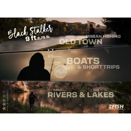 Makšķere ZFISH Black Stalker 9ft/2,75lb