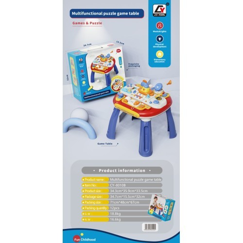 Multifunctional Interactive Play Table