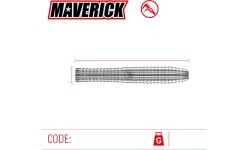 Дротики Winmau Maverick, 80% вольфрам, стальные наконечники, 21G