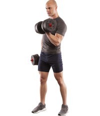 SGP15 COMPOSITE BARBELL AND DUMBBELLS SET HMS - 20 kg