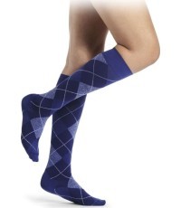 Kompresinės moteriškos kojinės MICROFIBER SHADES by SIGVARIS - Violetinė