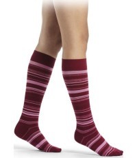 Kompresinės moteriškos kojinės MICROFIBER SHADES by SIGVARIS - Wine