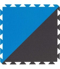 Grīdas segums Yate, 43x43x1,0 cm, melns/zils
